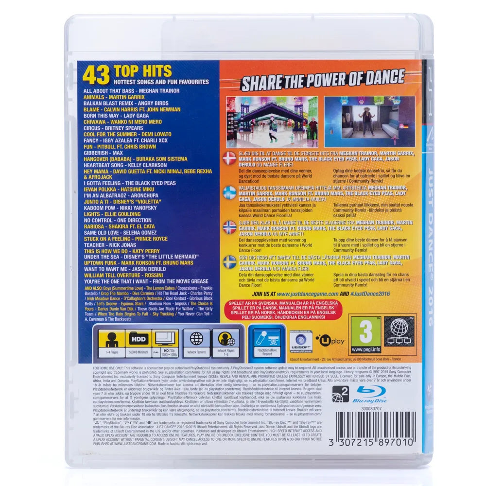 Just Dance 2016 - PS3 Spill - Retrospillkongen