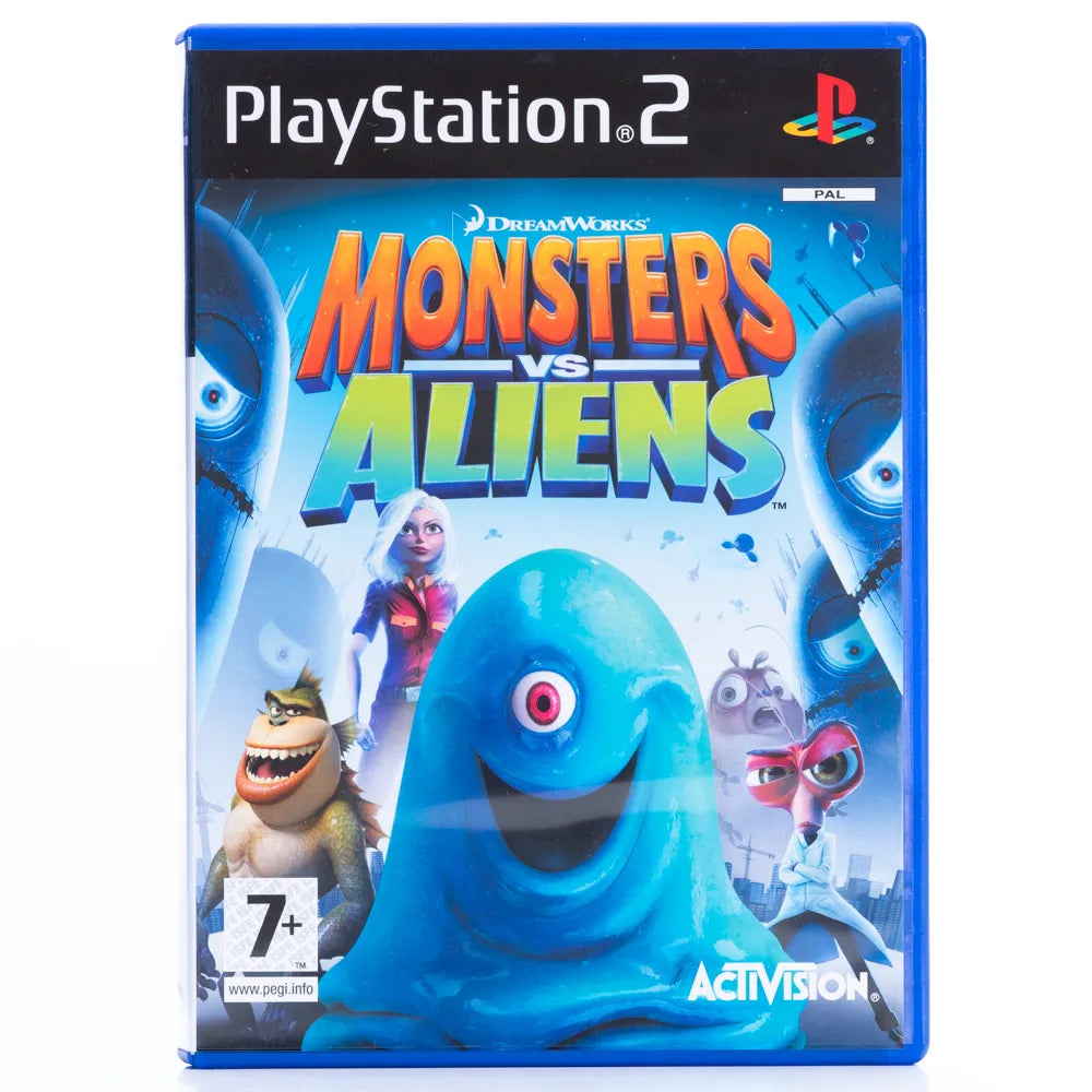 Monsters vs. Aliens - PS2 Spill - Retrospillkongen