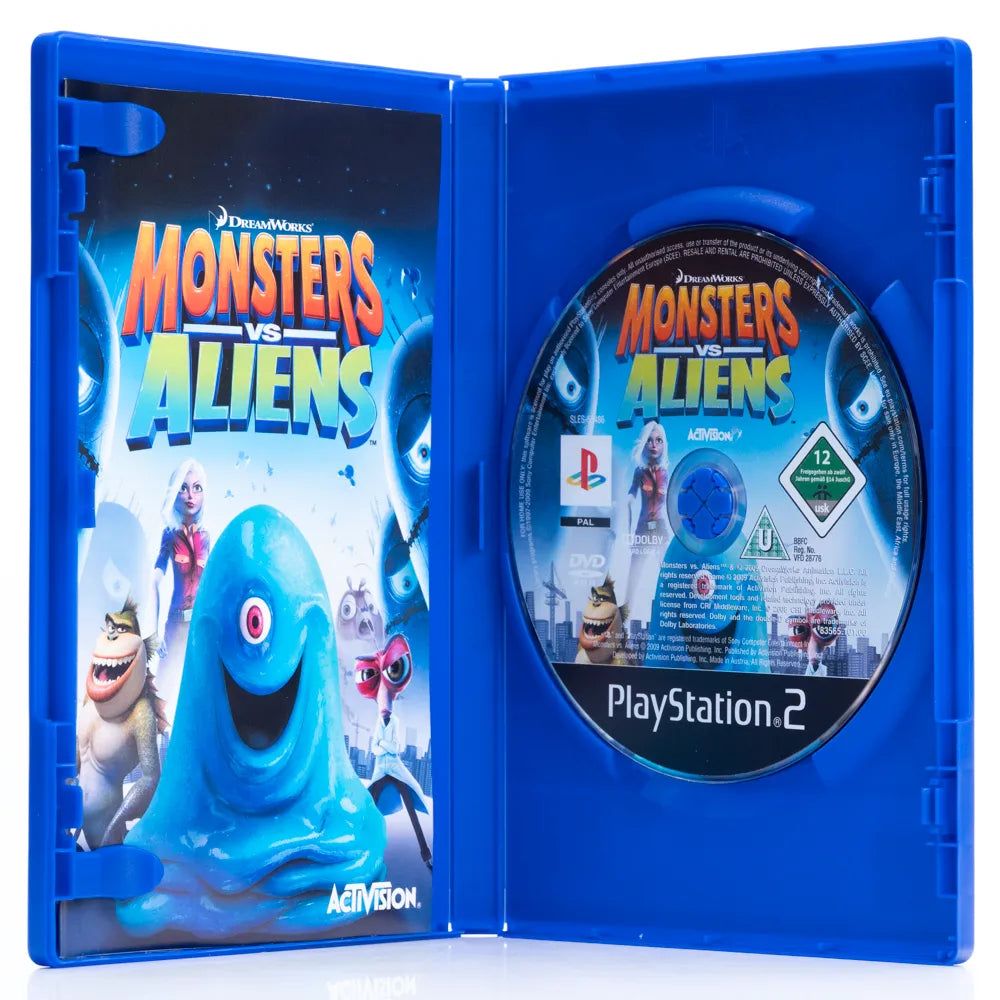 Monsters vs. Aliens - PS2 Spill - Retrospillkongen