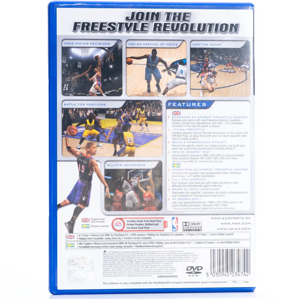 NBA Live 2004 - PS2 spill - Retrospillkongen