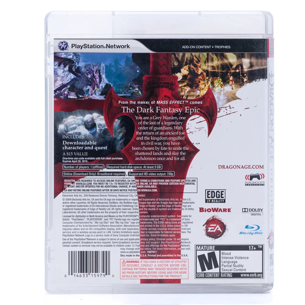Dragon Age: Origins - PS3 spill - Retrospillkongen