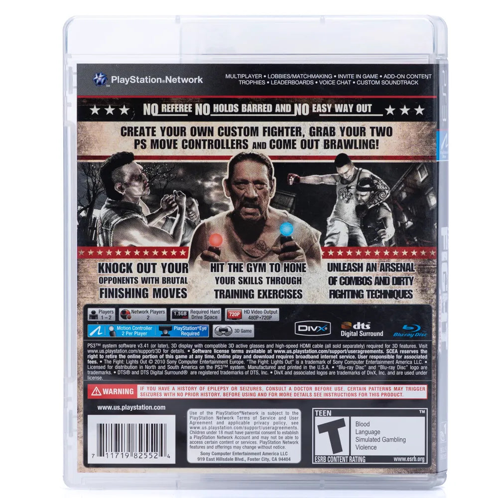 The Fight: Lights Out (NTSC-U) - PS3 spill