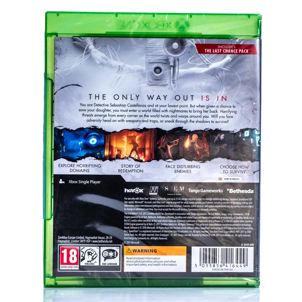 The Evil Within 2 - Xbox One spill (Forseglet) - Retrospillkongen