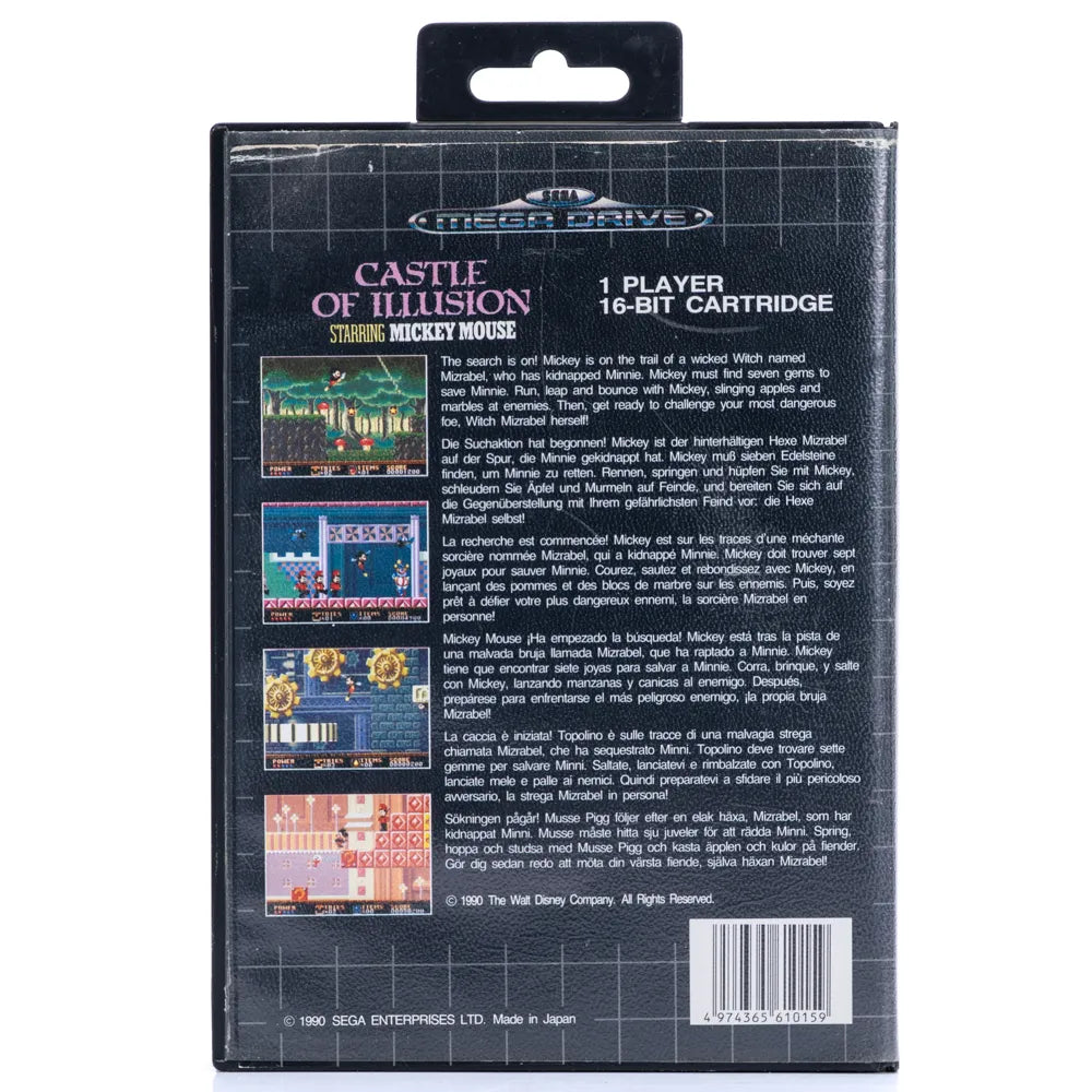 Castle of Illusion Starring Mickey Mouse - Sega Master System spill - Retrospillkongen