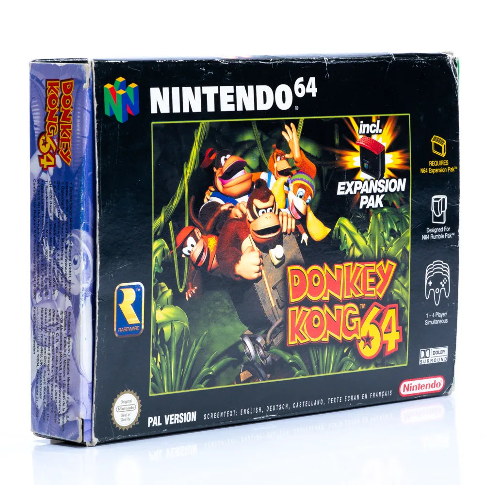 Donkey Kong 64 - N64 spill (i eske) - Retrospillkongen