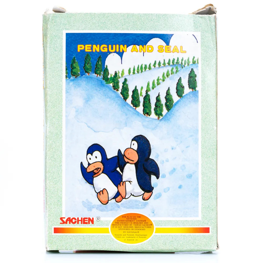 Sachen Penguin and Seal - NES spill (I Eske) - Retrospillkongen