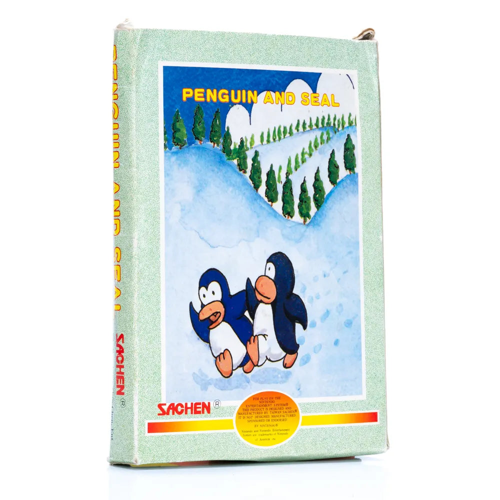 Sachen Penguin and Seal - NES spill (I Eske) - Retrospillkongen