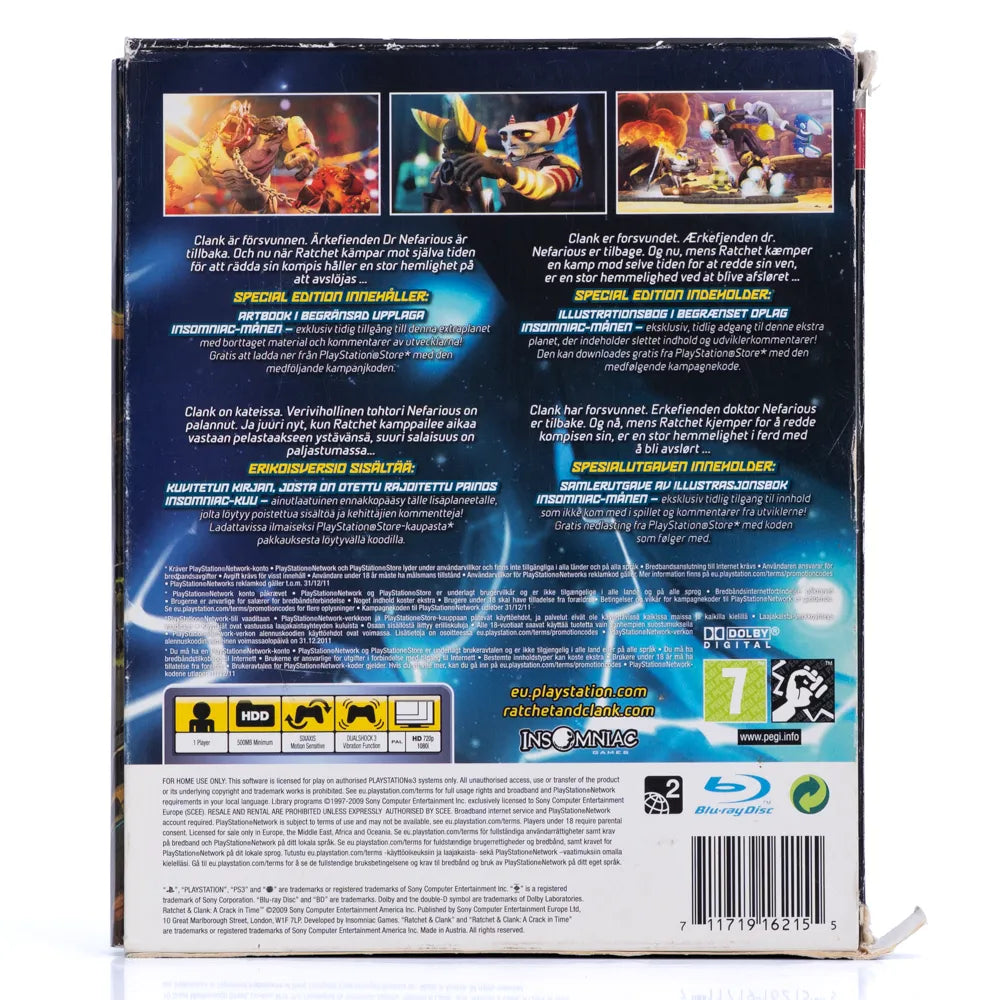 Ratchet & Clank: A Crack in Time - PS3 spill - Retrospillkongen
