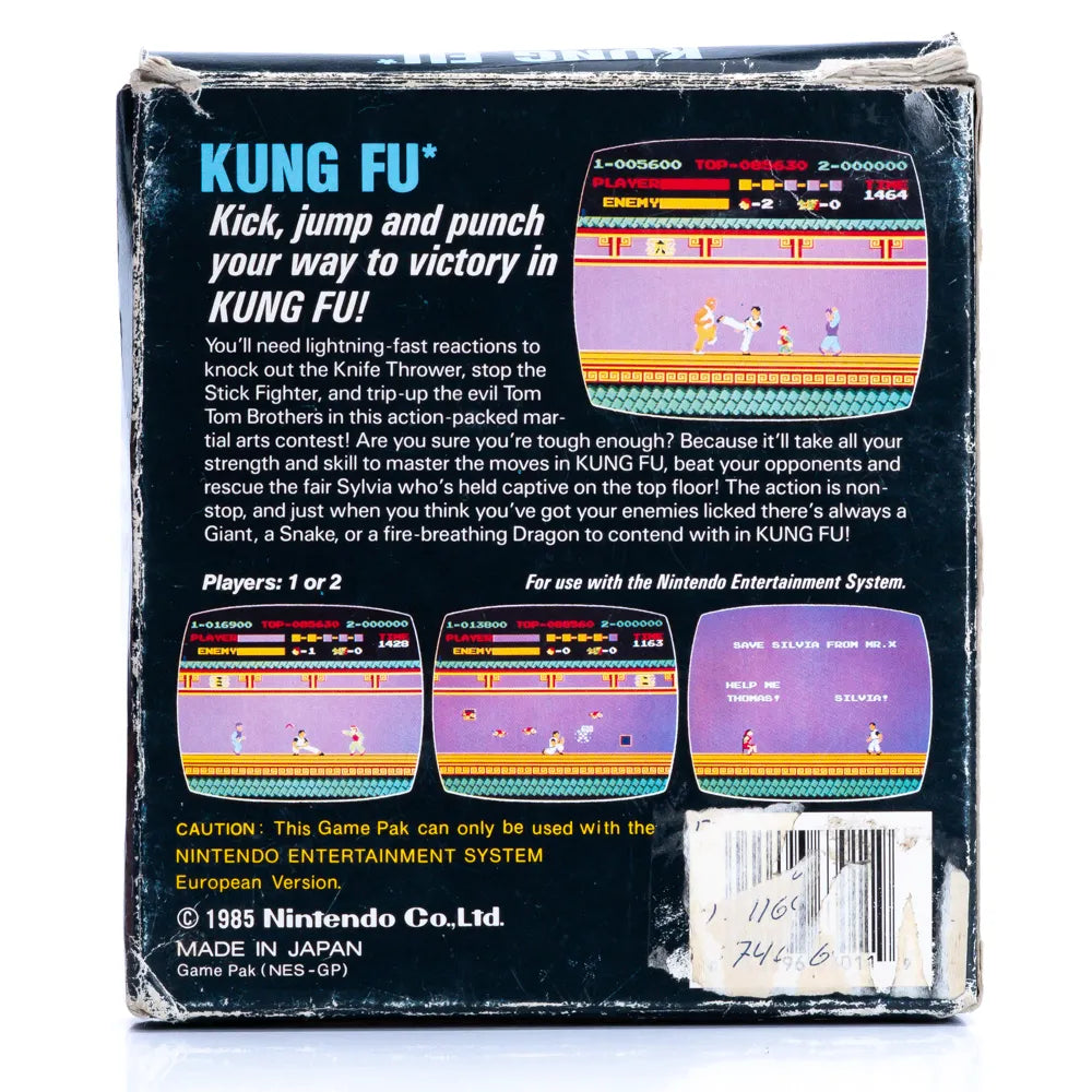 Kung Fu - NES spill (I Eske) - Retrospillkongen