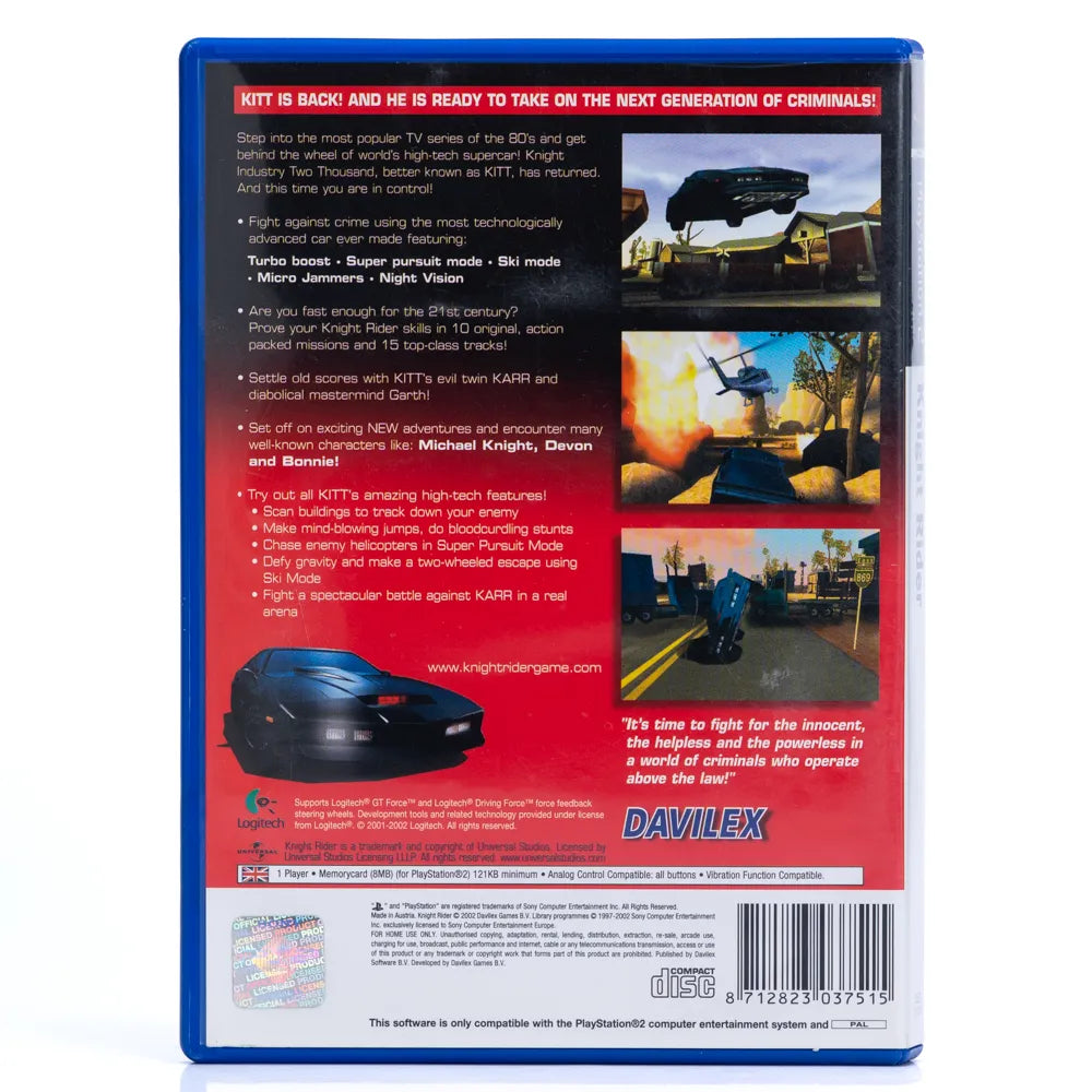 Knight Rider: The Game - PS2 spill