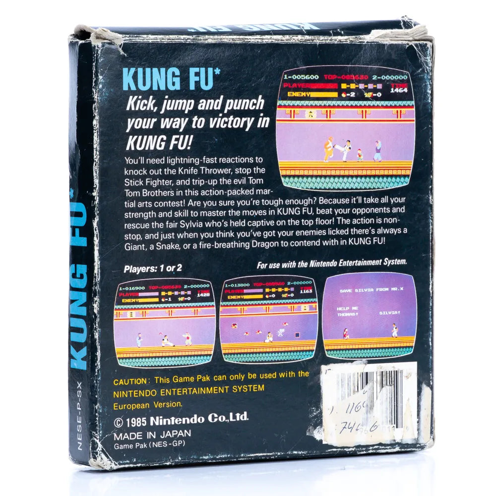 Kung Fu - NES spill (I Eske) - Retrospillkongen