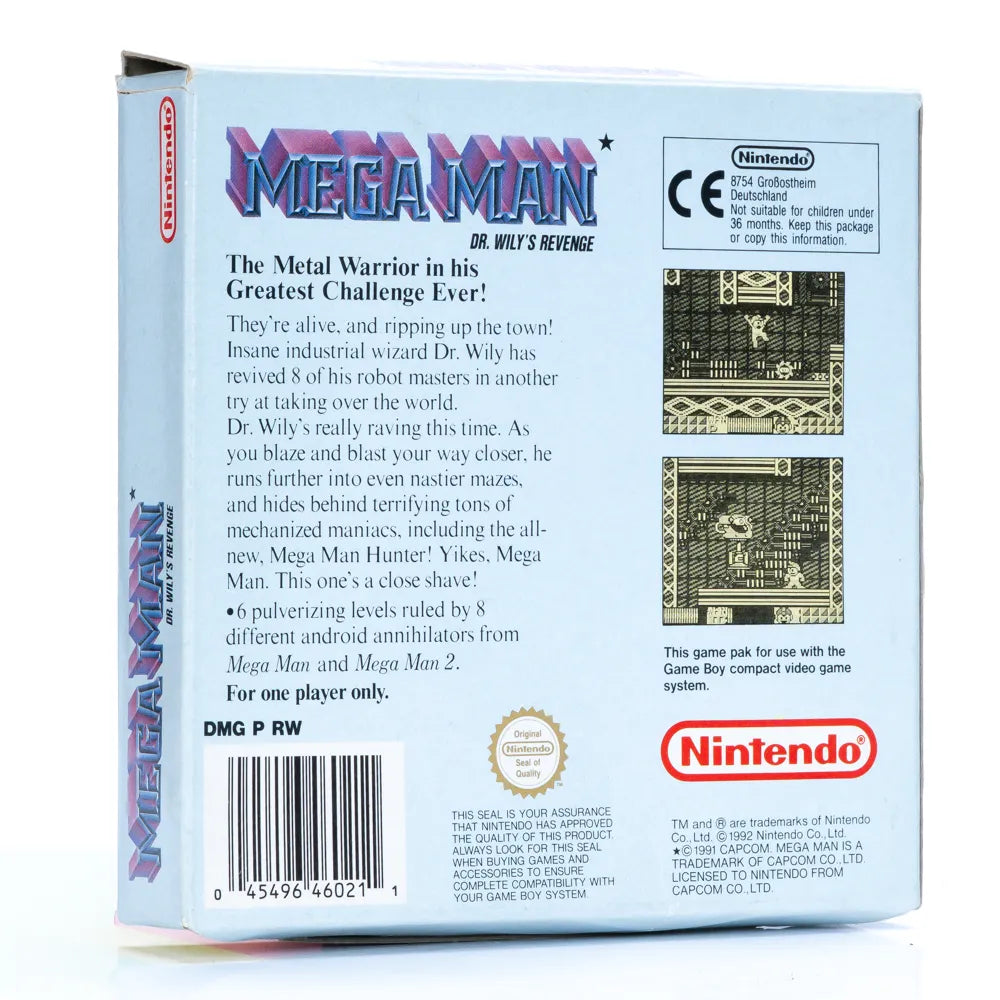 Mega Man: Dr. Wily's Revenge - Gameboy spill (i eske) - Retrospillkongen