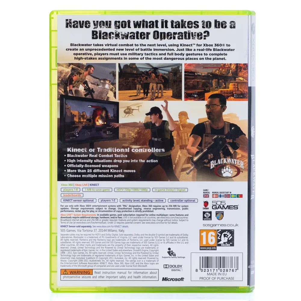 Blackwater - Xbox 360 spill - Retrospillkongen