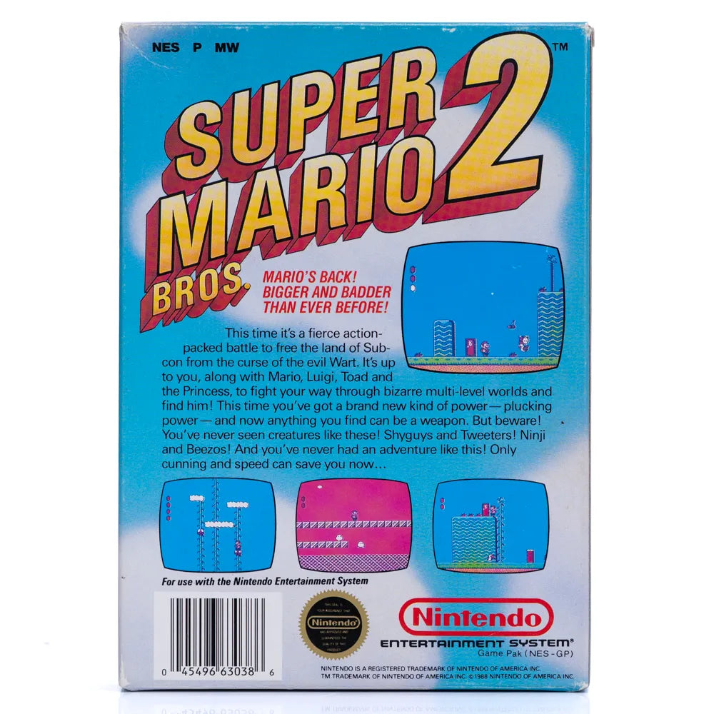 Super Mario Bros. 2 (I Eske, NTSC-U) - NES spill