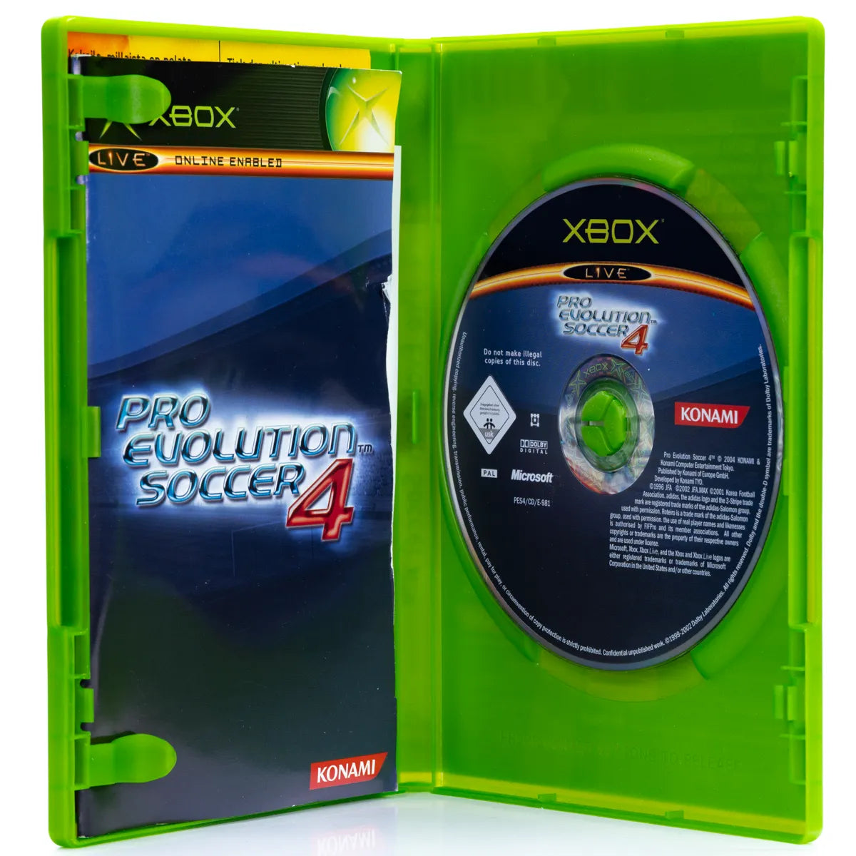 Pro Evolution Soccer 4 - Xbox spill - Retrospillkongen