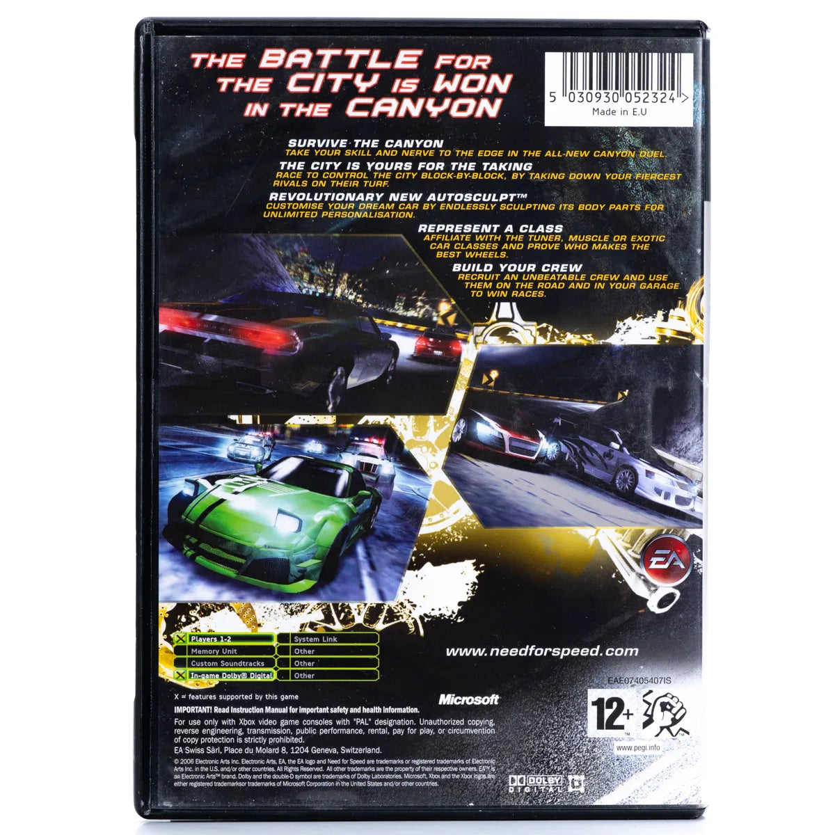 Need for Speed: Carbon - Xbox spill - Retrospillkongen