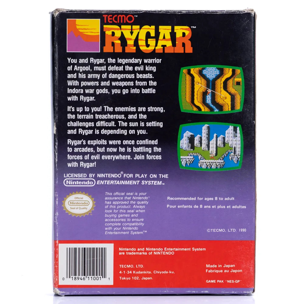 Rygar - NES spill (i eske) - Retrospillkongen