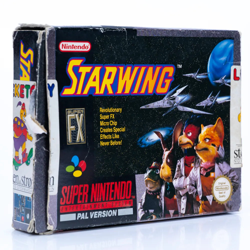 Starwing - SNES spill (I Eske) - Retrospillkongen