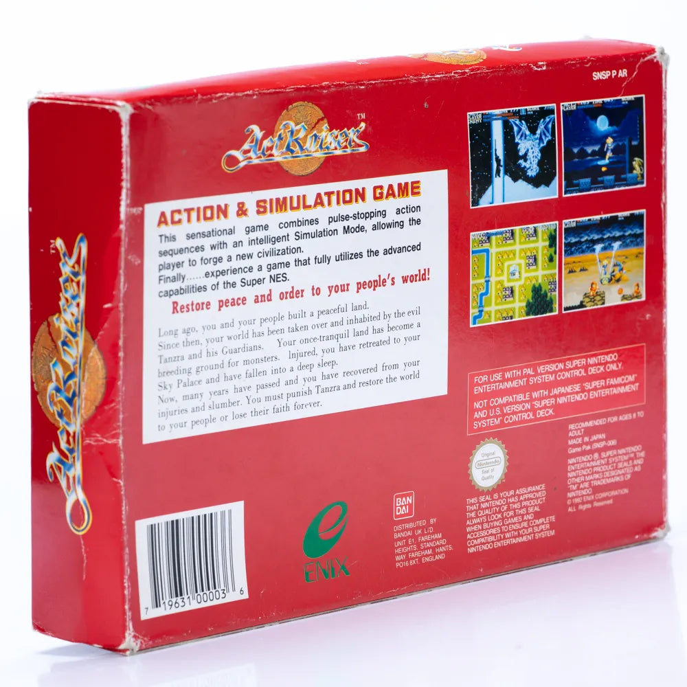 ActRaiser - SNES spill (I Eske) - Retrospillkongen
