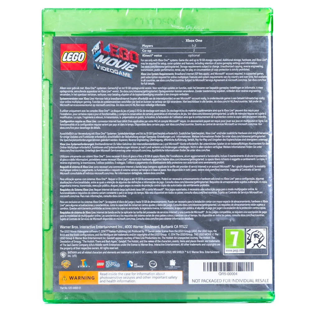 The LEGO Movie Videogame - Xbox One spill (Forseglet) - Retrospillkongen