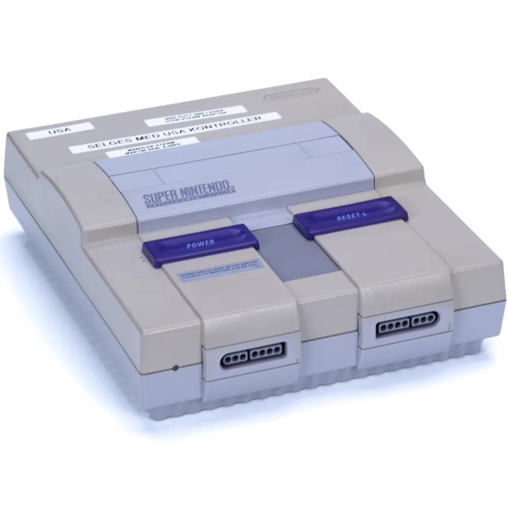 Super Nintendo Entertainment System USA Konsoll Pakke - SNES
