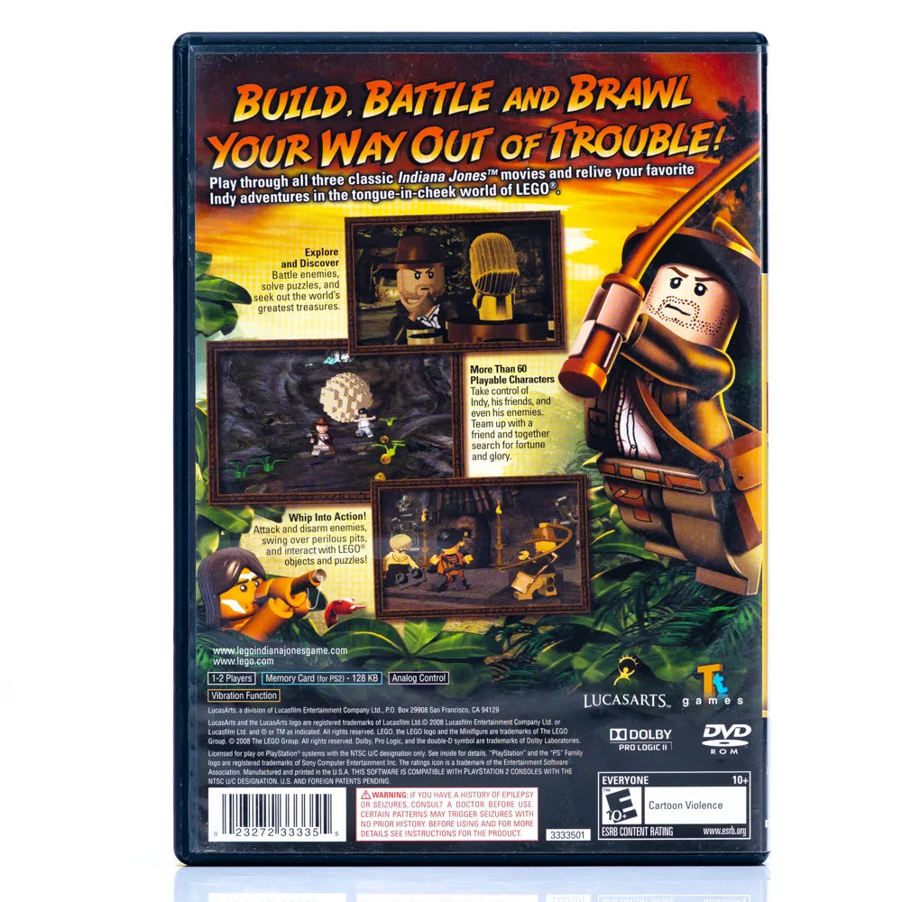 LEGO Indiana Jones The Original Adventures - PS2 Spill (NTSC Versjon) - Retrospillkongen