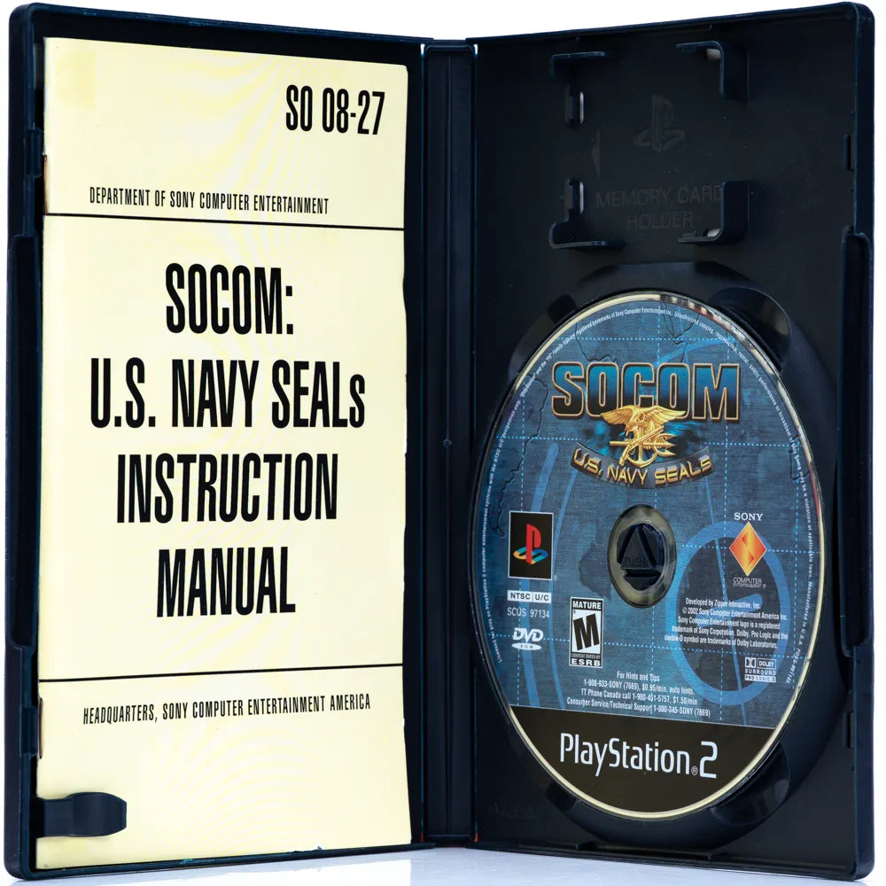 SOCOM U.S. Navy SEALs - PS2 Spill (NTSC Versjon) - Retrospillkongen