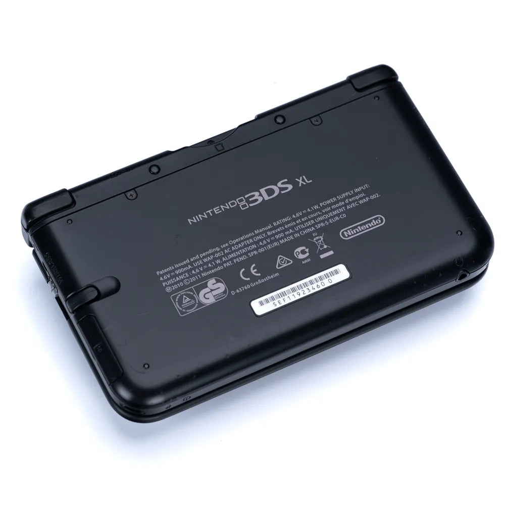 New Nintendo 3DS XL Svart Konsoll m/Strømadapter - Retrospillkongen