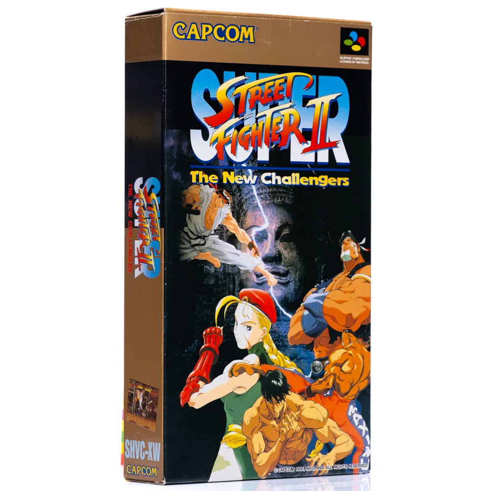 Super Street Fighter II: The New Challengers - Super Famicom spill (i eske) - Retrospillkongen