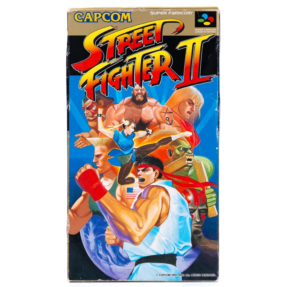 Street Fighter II - Super Famicom spill (i eske) - Retrospillkongen