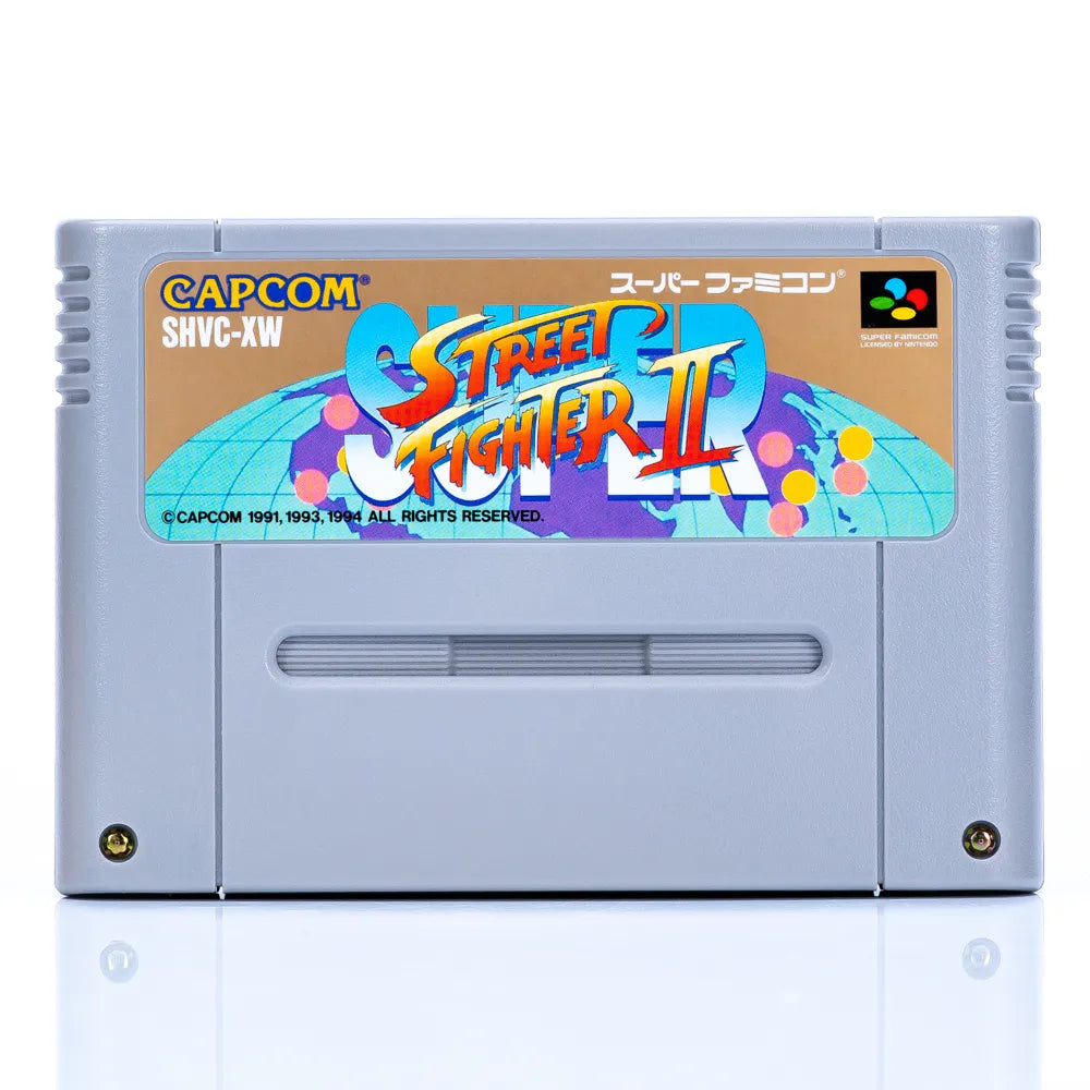 Super Street Fighter II: The New Challengers - Super Famicom spill (i eske) - Retrospillkongen
