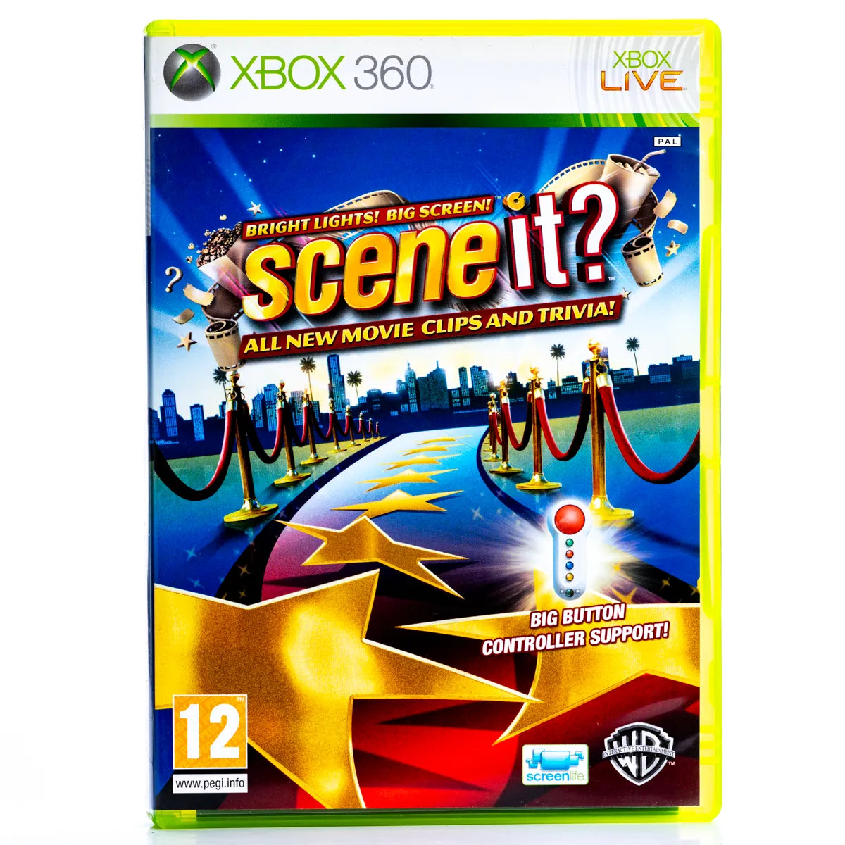 Scene It? Bright Lights! Big Screen! - Xbox 360 spill - Retrospillkongen