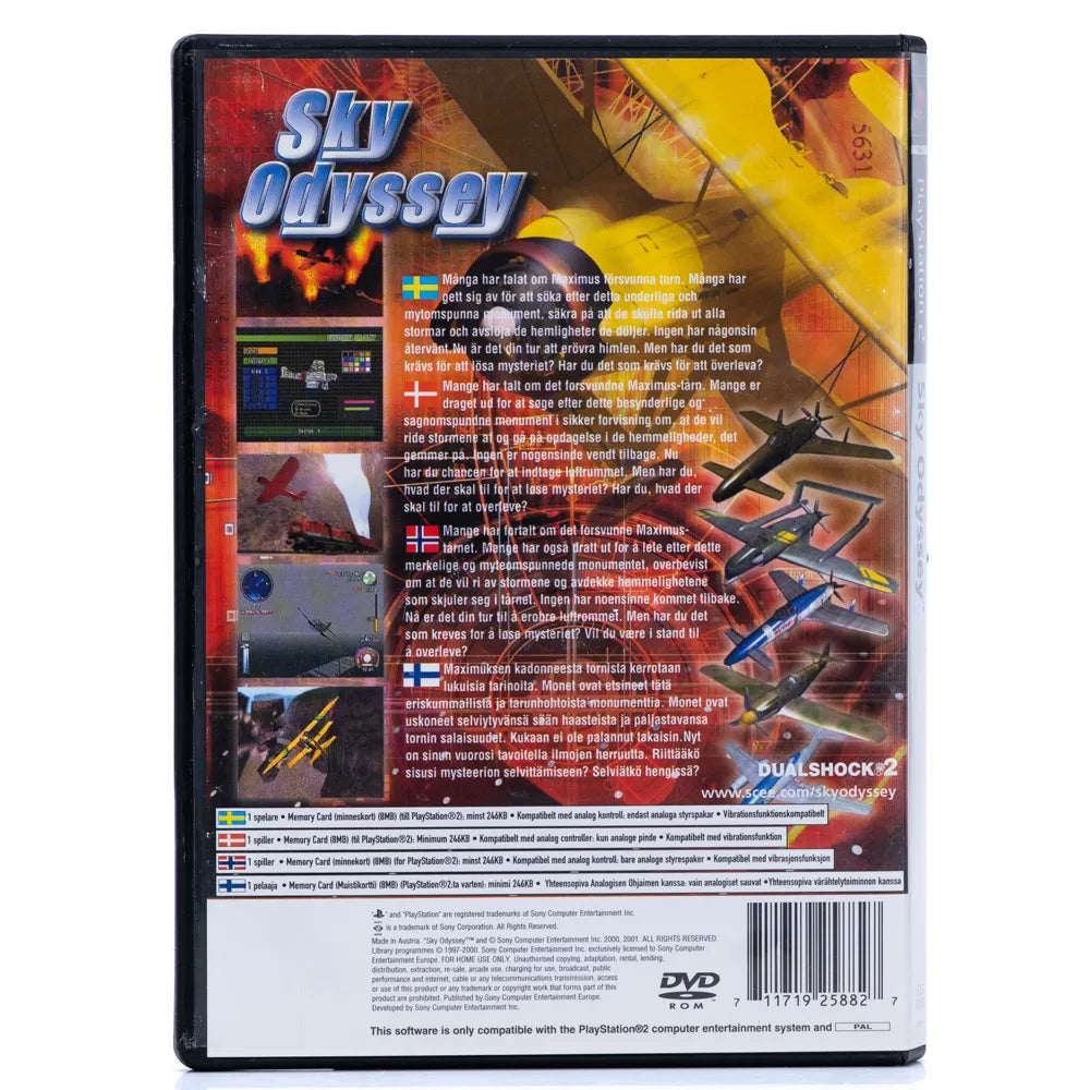 Sky Odyssey - PS2 spill - Retrospillkongen