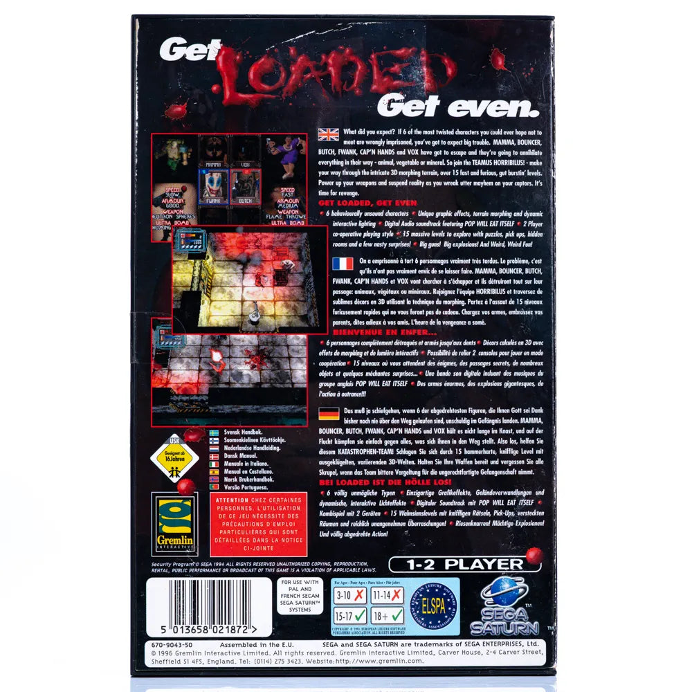 Loaded - Sega Saturn spill - Retrospillkongen