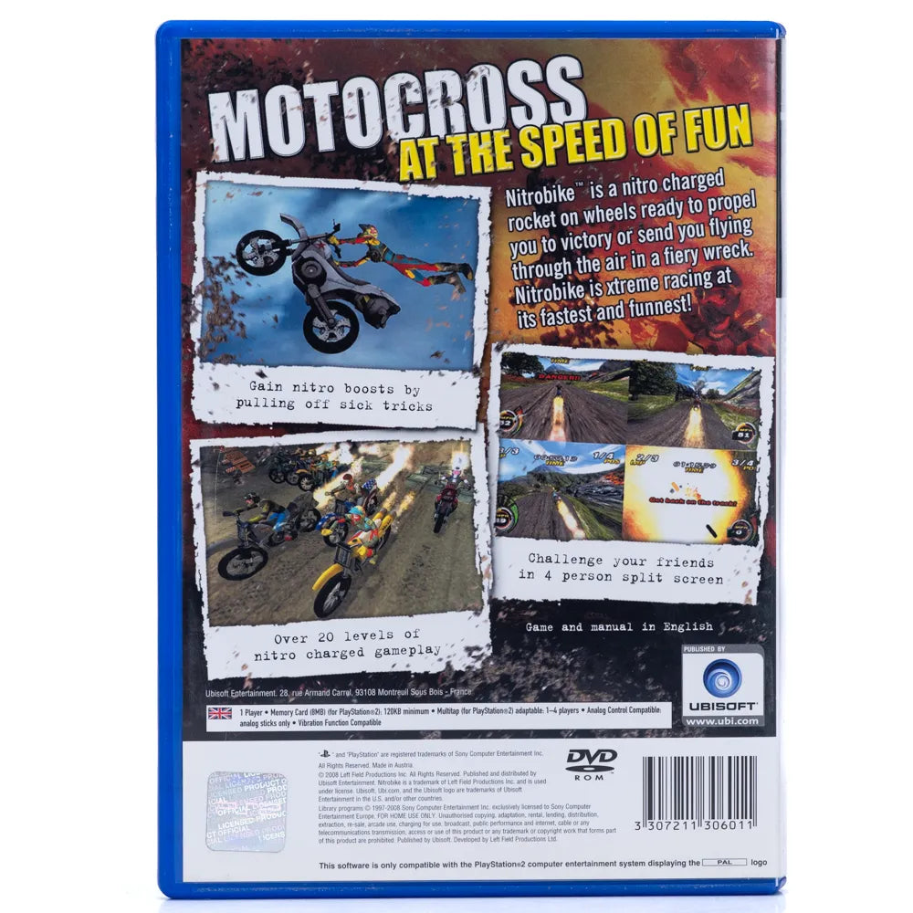 Nitro Bike - PS2 spill - Retrospillkongen