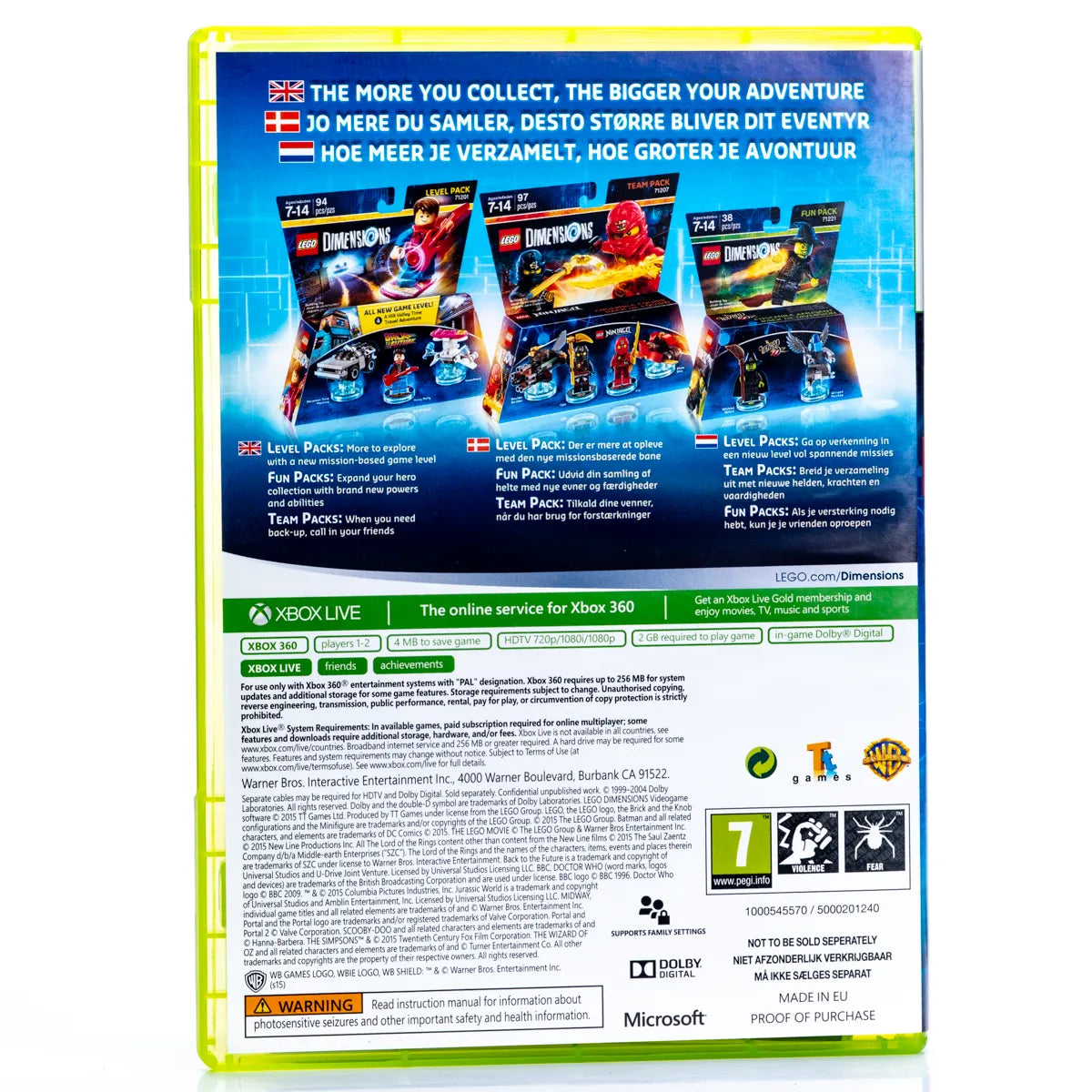 LEGO Dimensions - Xbox 360 spill - Retrospillkongen