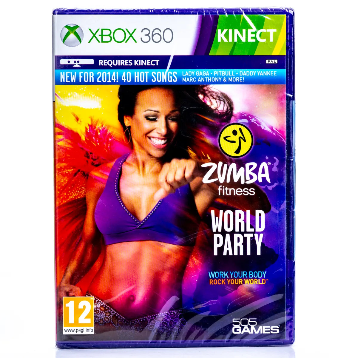 Zumba Fitness World Party - Xbox 360 spill (Forseglet) - Retrospillkongen
