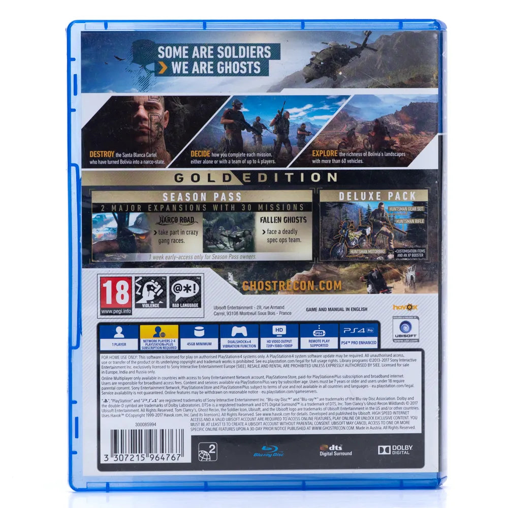Tom Clancy's Ghost Recon Wildlands - PS4 spill - Retrospillkongen