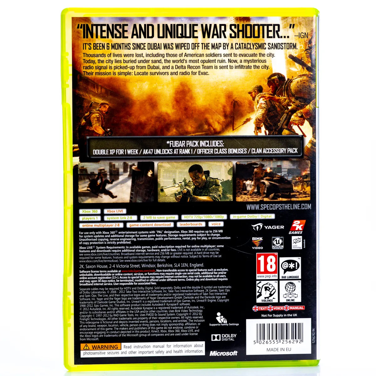 Spec Ops The Line - Xbox 360 spill - Retrospillkongen