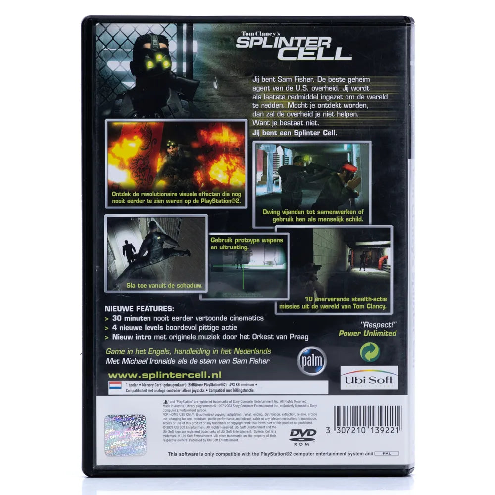 Tom Clancy's Splinter Cell - PS2 spill - Retrospillkongen