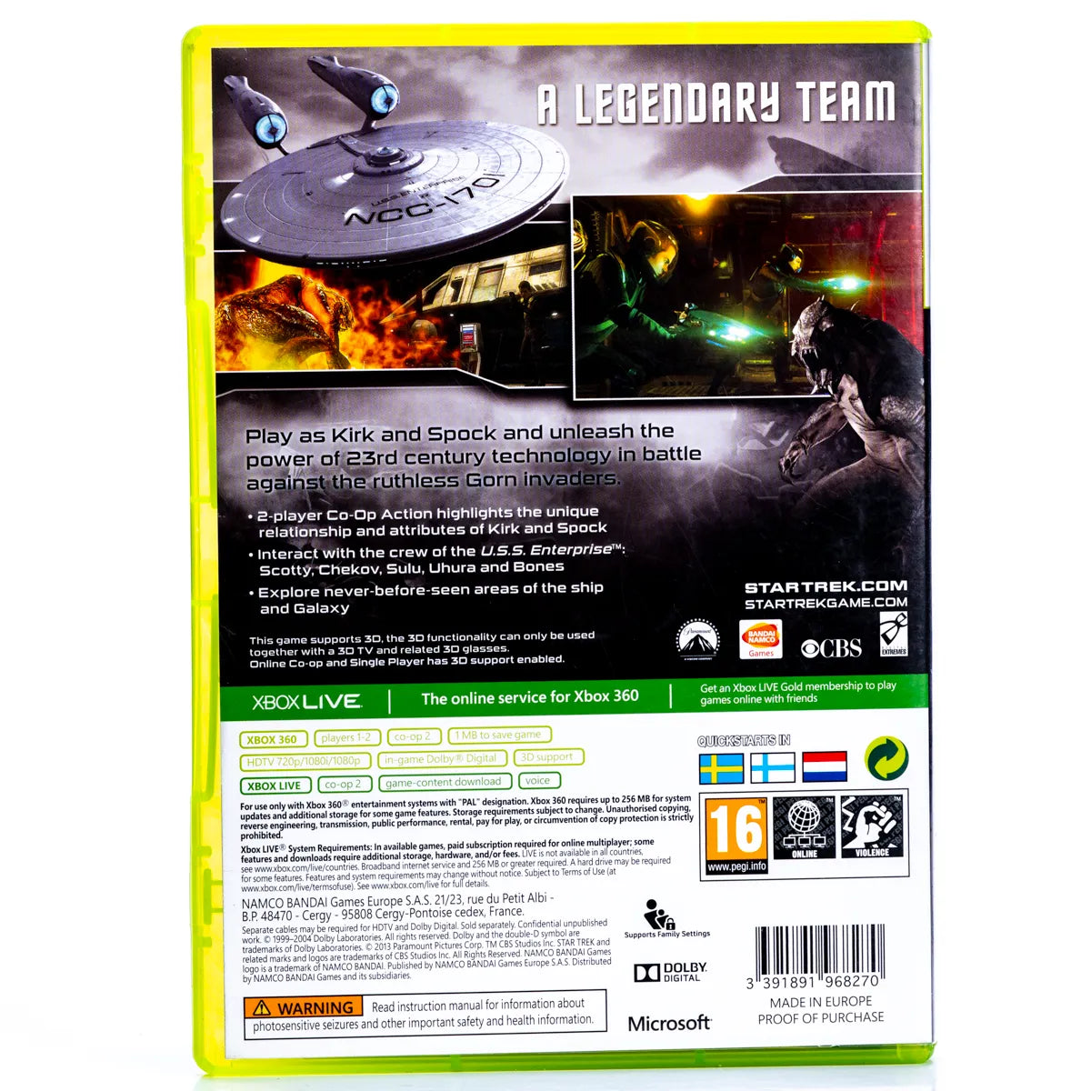 Star Trek - Xbox 360 spill - Retrospillkongen