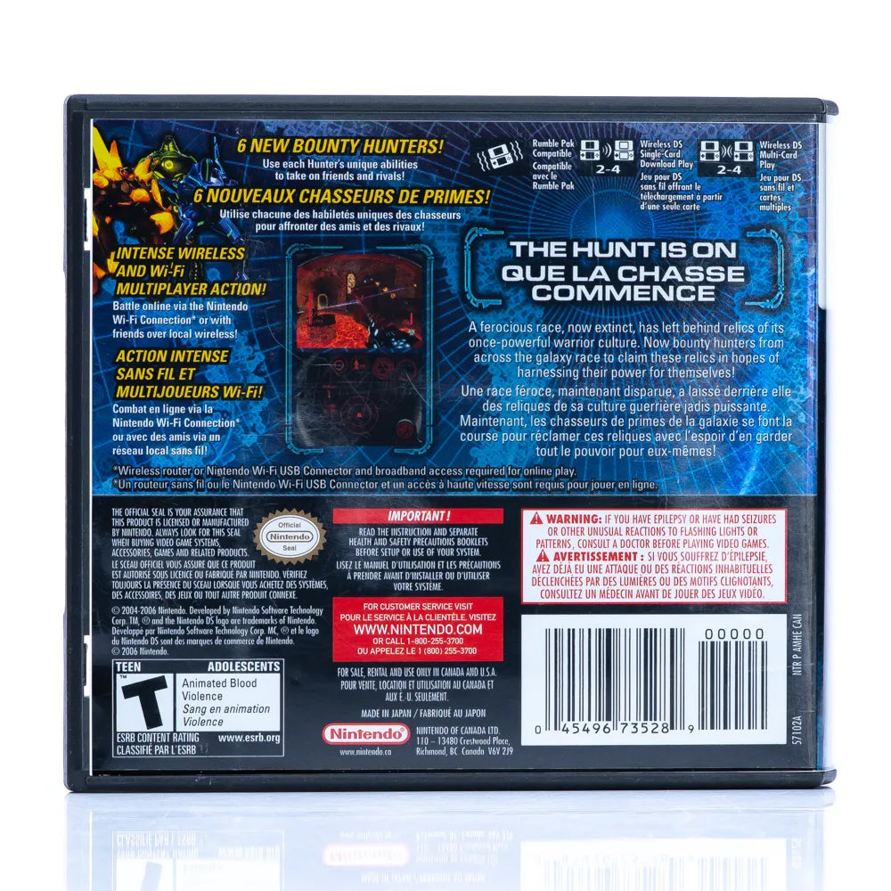 Metroid Prime Hunters - Nintendo DS spill (NTSC, regionfri) - Retrospillkongen