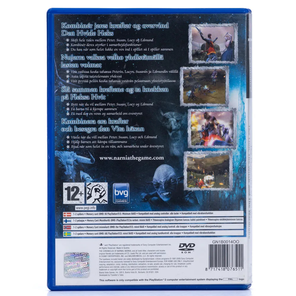 The Chronicles of Narnia: The Lion, The Witch and The Wardrobe - PS2 spill - Retrospillkongen