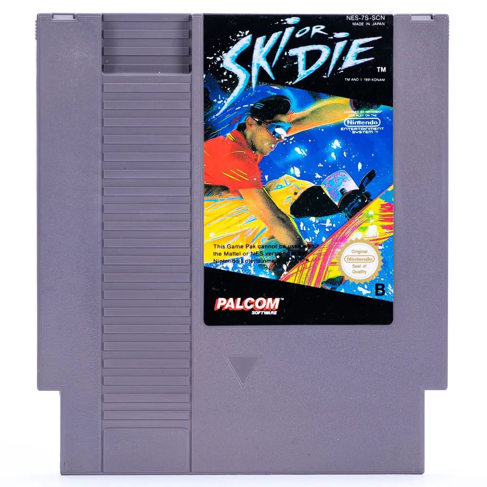 Ski or Die - NES spill - Retrospillkongen