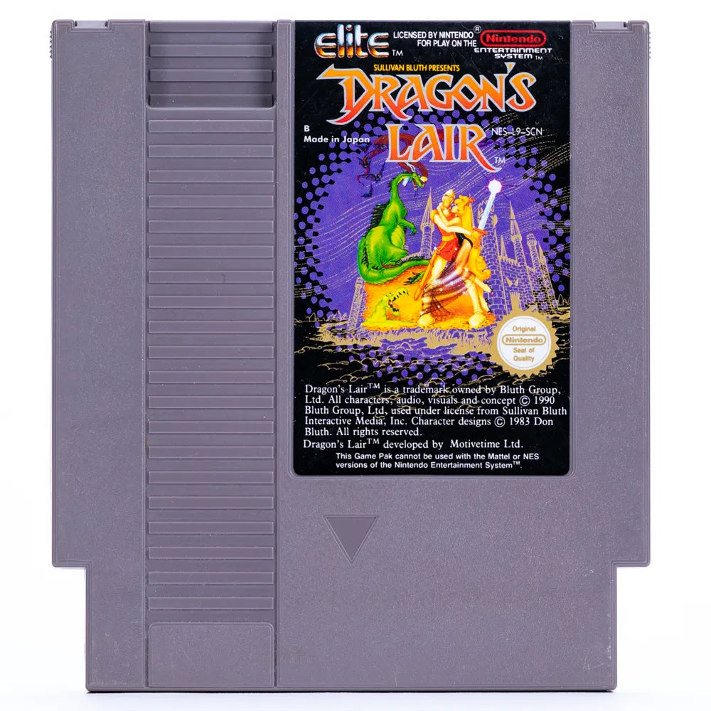 Dragon’s Lair - NES spill - Retrospillkongen