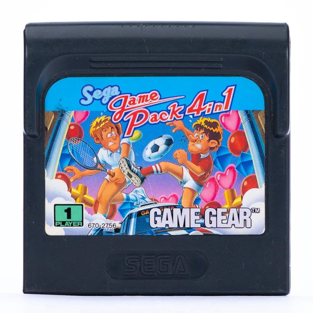 Sega Game Pack 4in1 - SEGA Game Gear spill - Retrospillkongen