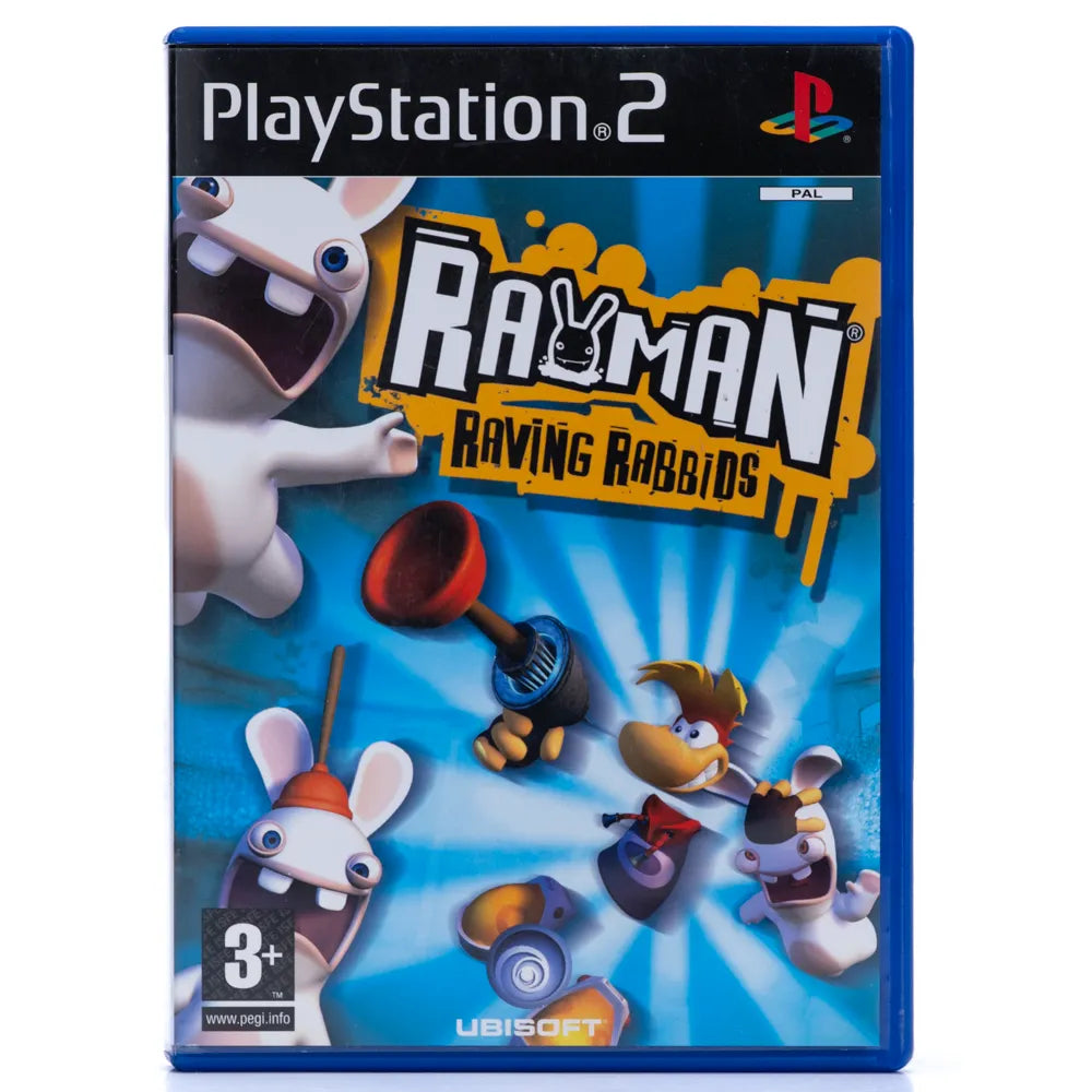 Rayman: Raving Rabbids - PS2 spill - Retrospillkongen