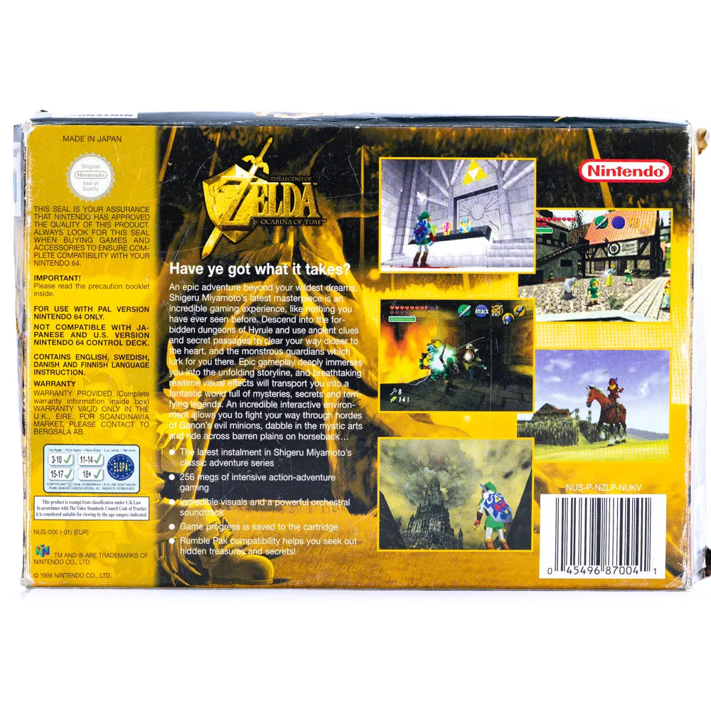 The Legend of Zelda: Ocarina of Time - N64 spill (I eske) - Retrospillkongen