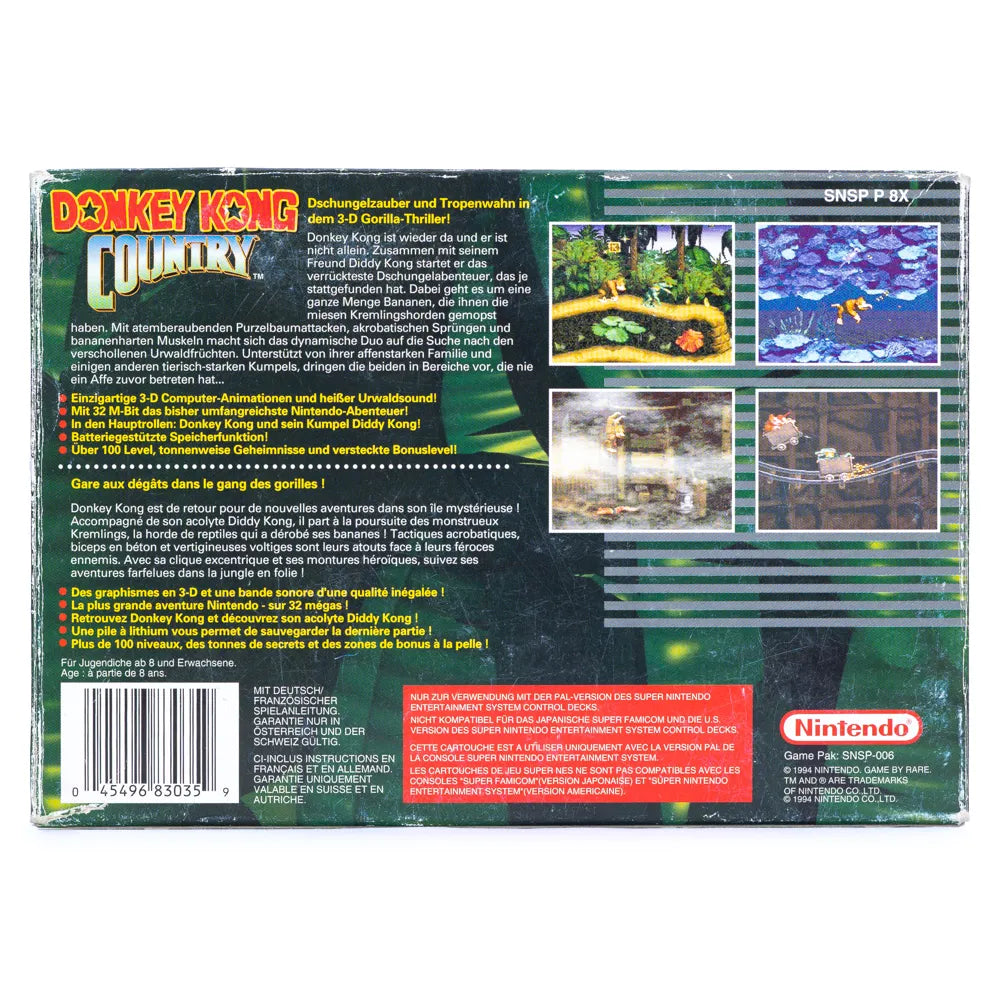 Donkey Kong Country - SNES spill (I Eske) - Retrospillkongen