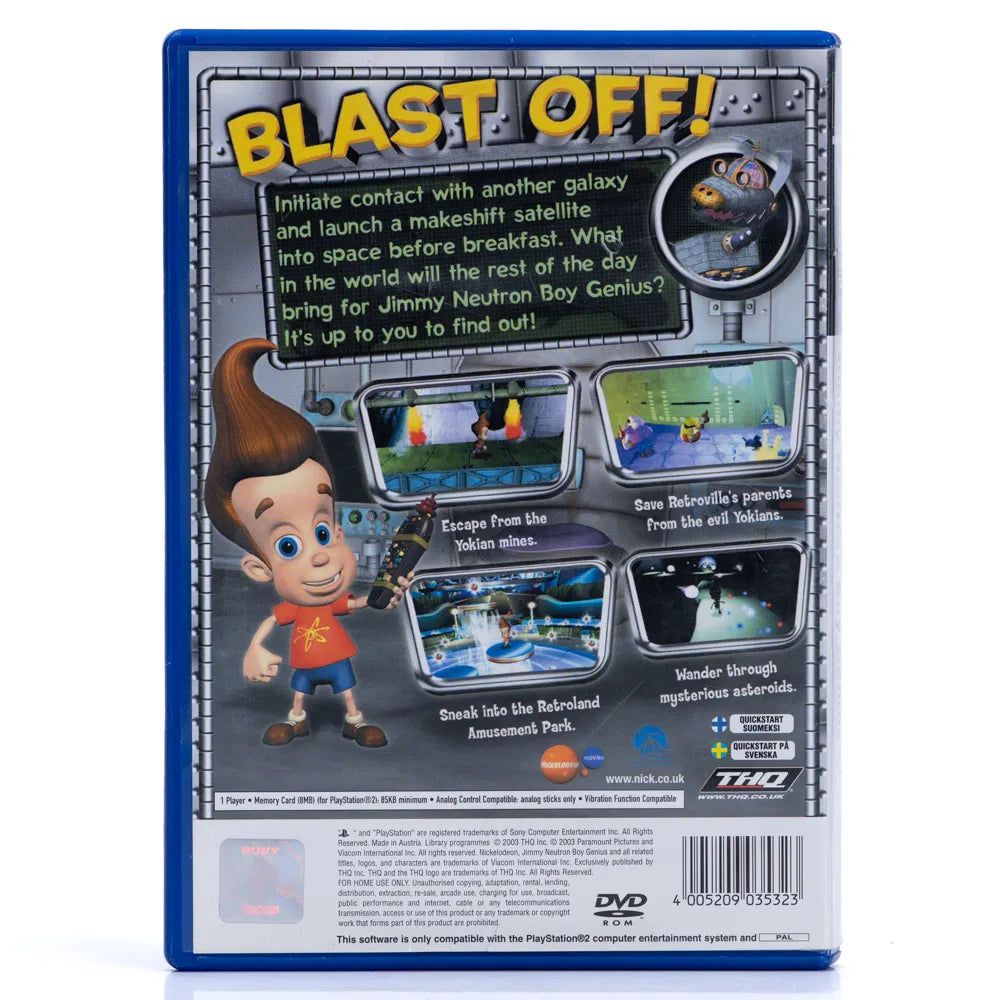 Jimmy Neutron: Boy Genius - PS2 spill